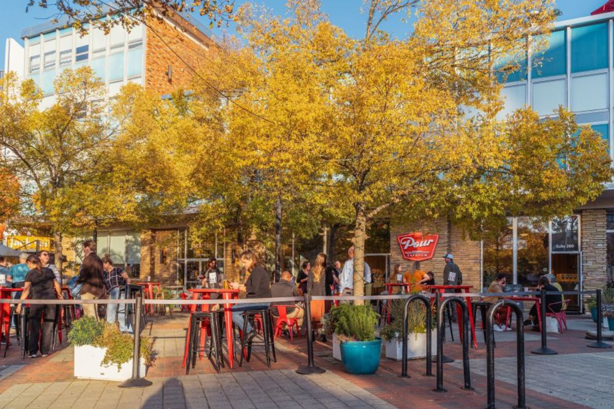 downtown Durham NC brunch patio dining