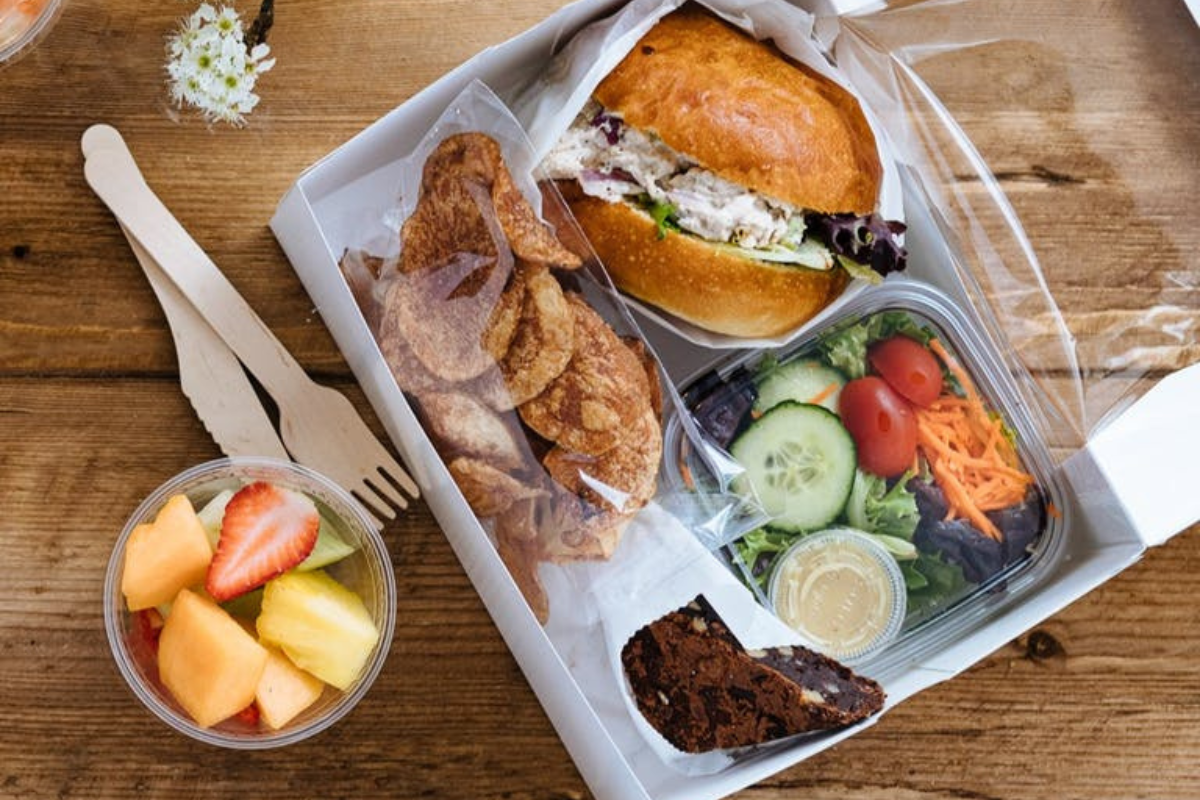 Fresh boxed lunch catering for Triangle area offices