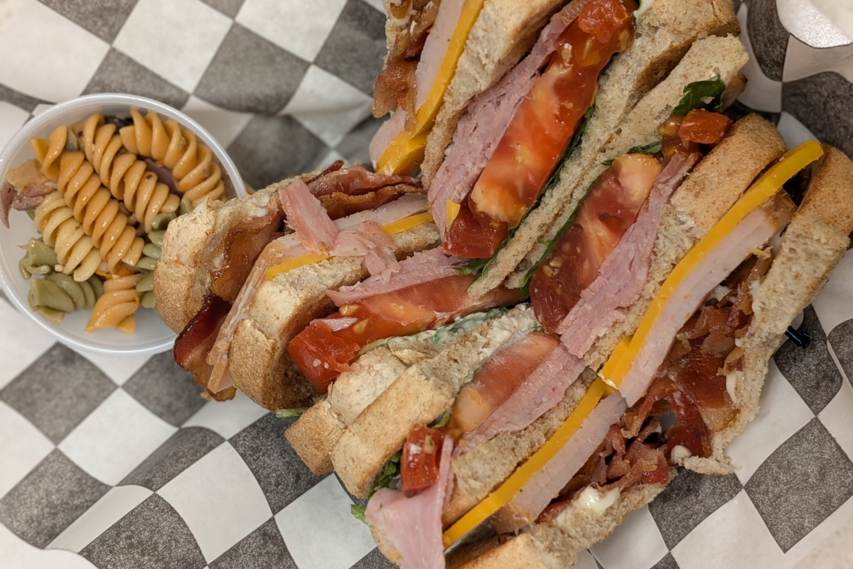 Best sandwiches Durham NC with a classic bacon ham club sandwich